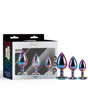 Rainbow Heart Set Plug Anali